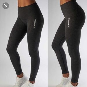 Gymshark Leggings | Seamless Black Marl